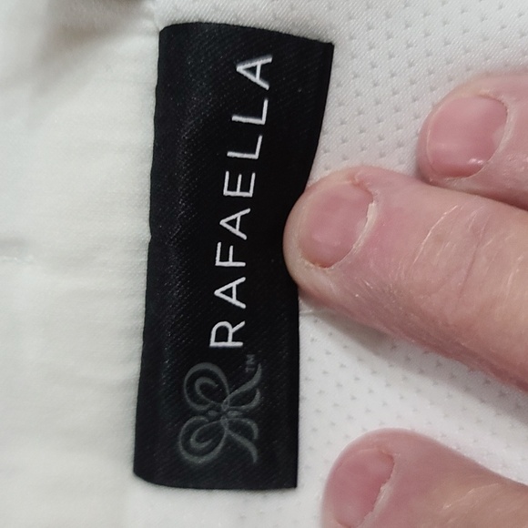 Rafaella Womens Skorts White Mesh Shorts Pockets Stretch Comfort Sz XXL EUC - Picture 5 of 9